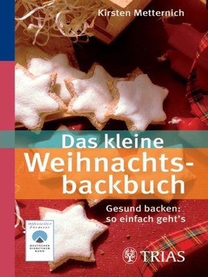 cover image of Das kleine Weihnachtsbackbuch